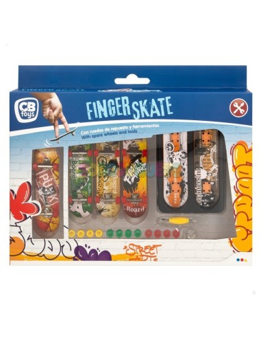 SET MINI MONOPATI. FINGER SKATE. CB TOYS. COLOR BABY. 