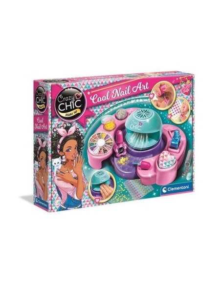 COOL NAIL ART. CRAZY CHIC MAKE UP. CLEMENTONI