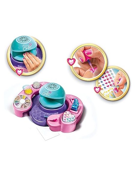 COOL NAIL ART. CRAZY CHIC MAKE UP. CLEMENTONI