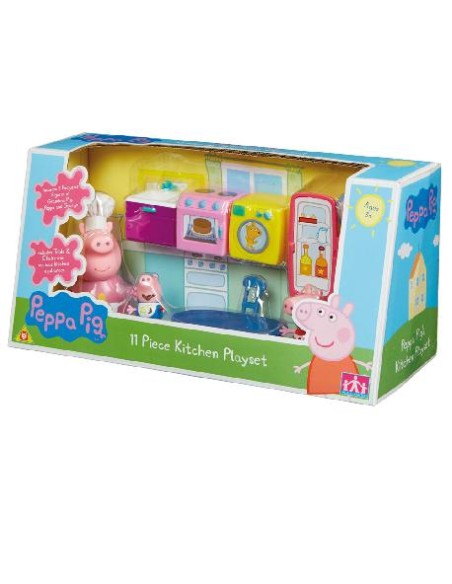 LA COCINITA DE PEPPA PIG CON 3 FIGURAS. BANDAI. COMPRAR