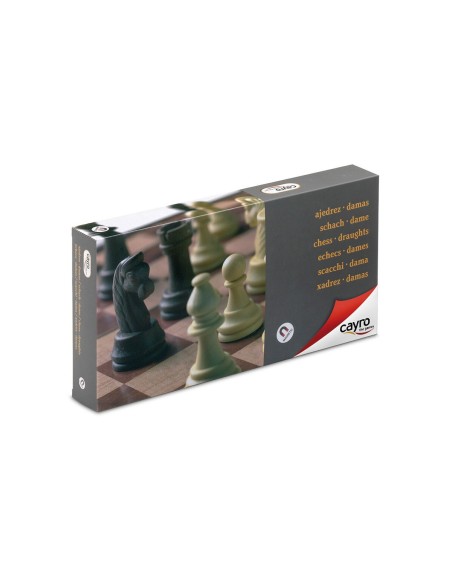 JOC D'ESCACS I DAMES MAGNÈTIC GRAN DE LUXE. CAYRO. 