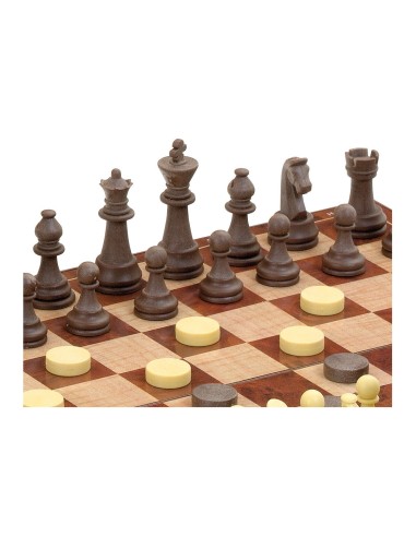 JOC D'ESCACS I DAMES MAGNÈTIC GRAN DE LUXE....