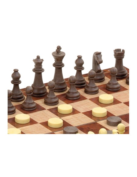 JOC D'ESCACS I DAMES MAGNÈTIC GRAN DE LUXE. CAYRO. 