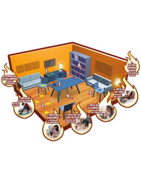 FIRE MISSION (CARRERA EN EL TEMPLO DEL FUEGO). EDUCA.