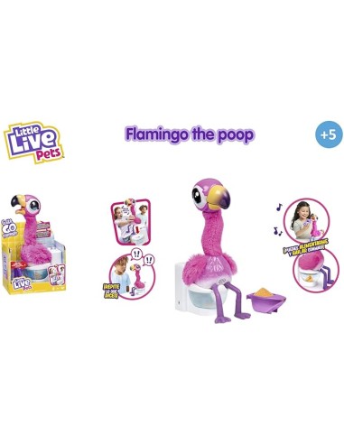 GOTTA GO FLAMINGO LITTLE LIVE PETS. FAMOSA. 