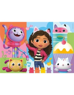 PUZZLE 2X60 GABBY'S DOLLHOUSE. CLEMENTONI 2