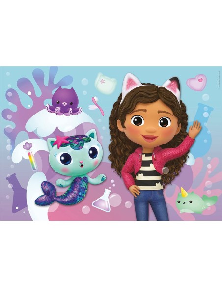 PUZZLE 3X48 GABBY'S DOLLHOUSE. CLEMENTONI.