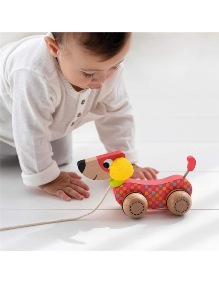 ARROSSEGASDOR DE FUSTA GOSSET SALSITXA . GOULA.