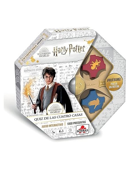 JUEGO DE MESA QUIZ DE LAS CUATRO CASAS HARRY POTTER. EDUCA BORRAS