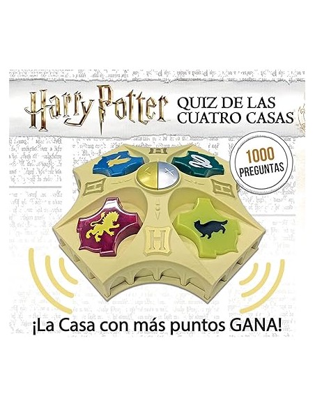 JUEGO DE MESA QUIZ DE LAS CUATRO CASAS HARRY POTTER. EDUCA BORRAS