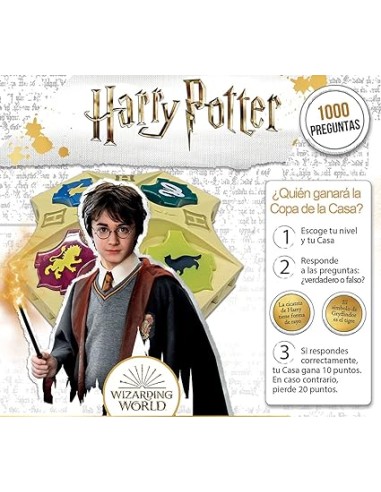 JUEGO DE MESA QUIZ DE LAS CUATRO CASAS HARRY...