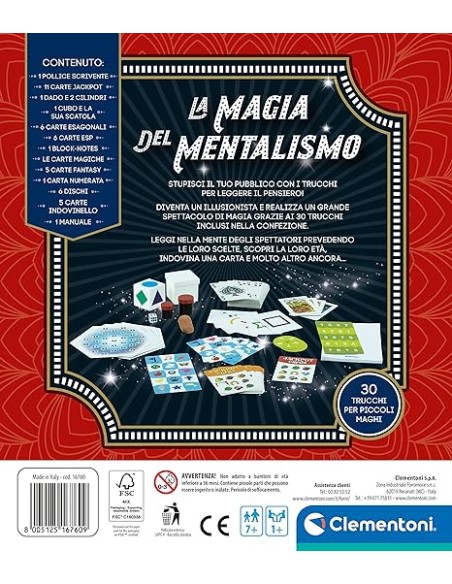 LA MAGIA DEL MENTALISMO. CLEMENTONI.