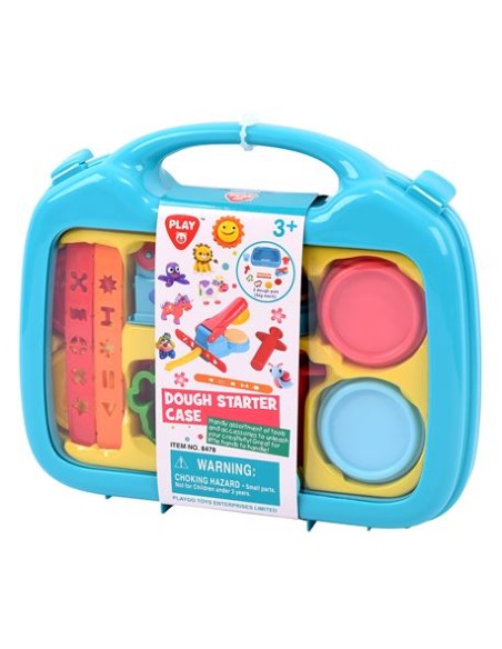 MALETIN DE PLASTILINA CON MAQUINA Y MOLDES