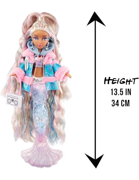 MUÑECA MERMAZE MERMAIDZ COLOR CHANGE WINTER WAVES. MGA