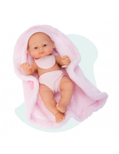 MUÑECA RN NEW BORN BABY 28CM. CON MANTA. JESMAR