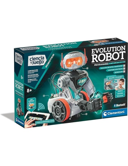 EVOLUTION ROBOT ROBOTICS CIENCIA Y JUEGO. CLEMENTONI