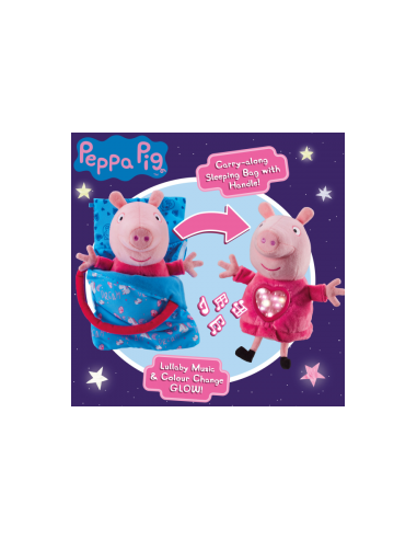 PELUCHE PEPPA PIG FESTA DE PIJAMES. BANDAI.