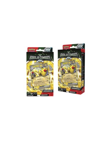 BARAJA DE COMBATE POKÉMON EX LUCARIO/AMPHAROS....
