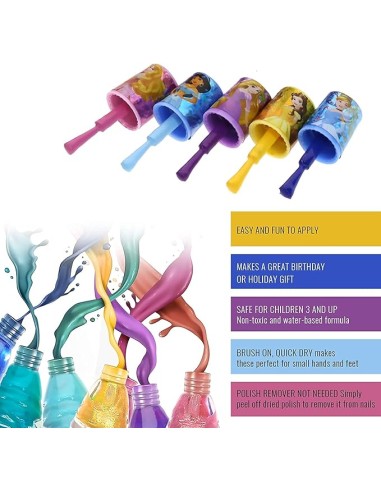 CONJUNTO DE PINTA UÑAS DISNEY 18 PIEZAS. VALUVIC