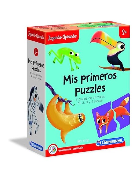 ELS MEUS PRIMERS PUZLES ANIMALS. JUGANT APRENC, CLEMENTONI