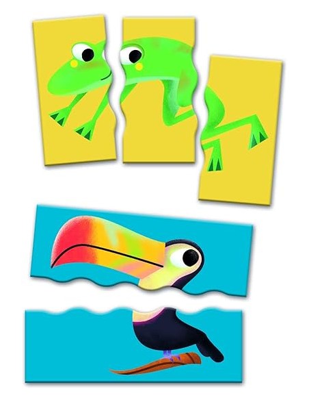 ELS MEUS PRIMERS PUZLES ANIMALS. JUGANT APRENC, CLEMENTONI