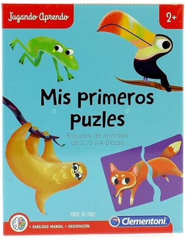 ELS MEUS PRIMERS PUZLES ANIMALS. JUGANT APRENC,...