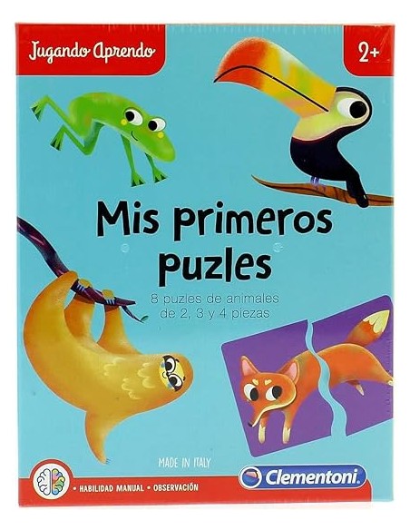 ELS MEUS PRIMERS PUZLES ANIMALS. JUGANT APRENC, CLEMENTONI