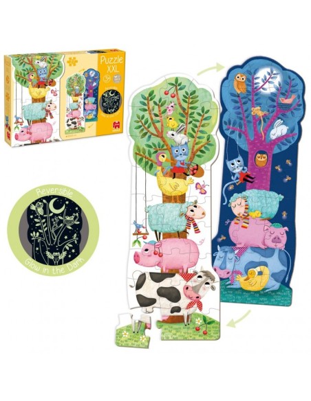 PUZZLE XXL DIA Y NOCHE REVERSIBLE LUZ. GOULA