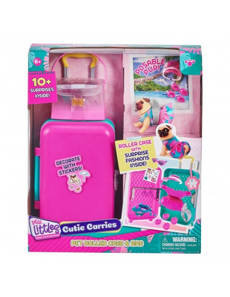 REAL LITTLES CUTIE CARRIES CONJUNTO DE VIAJE MINI MASCOTA.