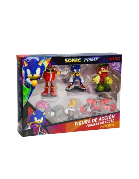 SONIC PRIME PACK 6 FIGURAS. BIZAK.