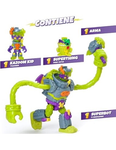 SUPERTHINGS SUPERBOT POWER ARMS.TRASHER. MAGIC...