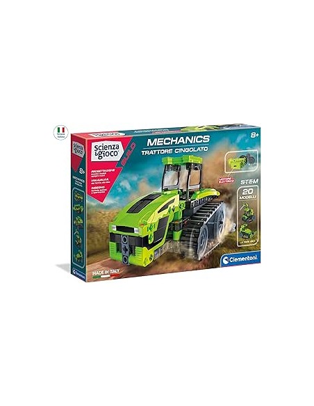 TRACTOR ORUGA MECHANICS CIENCIA Y JUEGO. CLEMENTONI