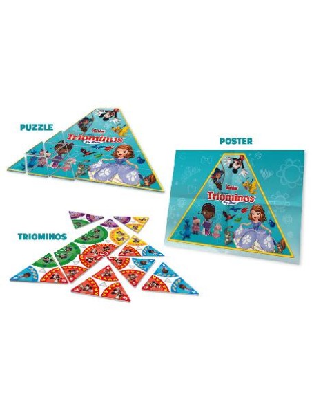 TRIOMINOS JUNIOR DISNEY. GOLIATH.