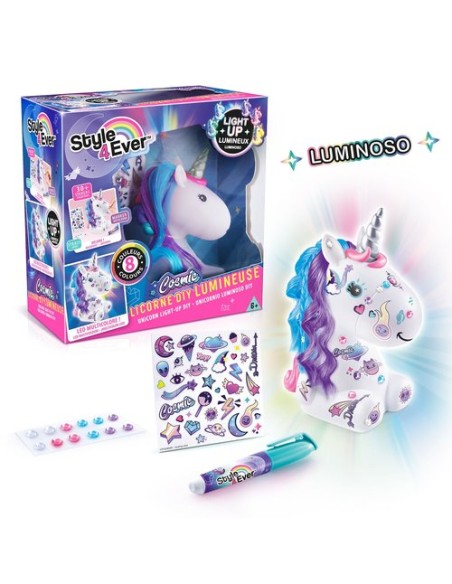 UNICORN LIGHT-UP DIY. DECORA EL TEU UNICORNI LLUMINÓS. CANAL TOYS