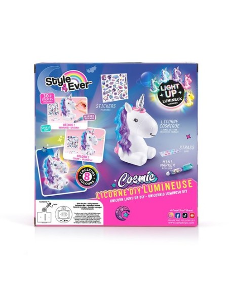 UNICORN LIGHT-UP DIY. DECORA EL TEU UNICORNI LLUMINÓS. CANAL TOYS