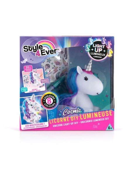 UNICORN LIGHT-UP DIY. DECORA EL TEU UNICORNI LLUMINÓS. CANAL TOYS