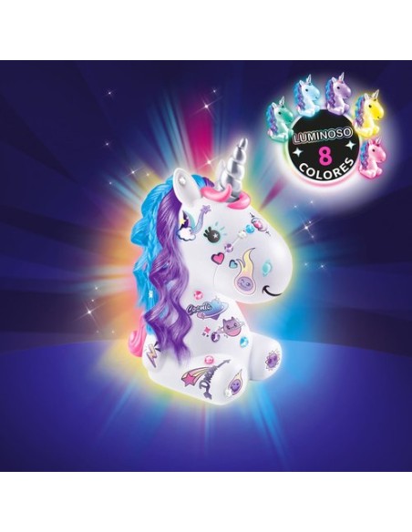 UNICORN LIGHT-UP DIY. DECORA EL TEU UNICORNI LLUMINÓS. CANAL TOYS