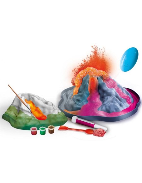 VOLCAN BRILLO OSCURIDAD. CIENCIA Y JUEGO. CLEMENTONI