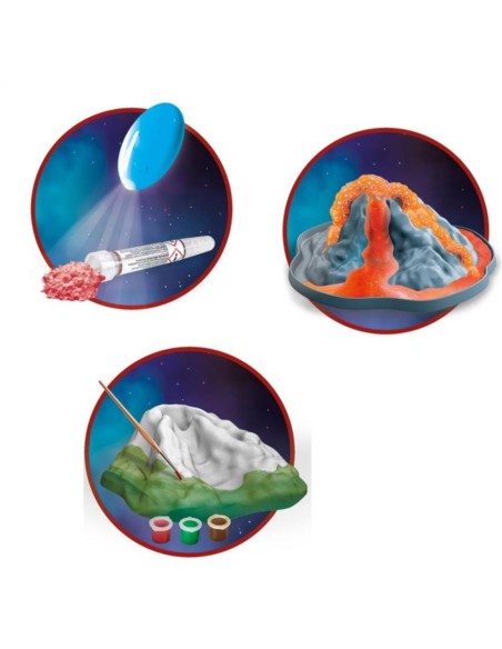 VOLCAN BRILLO OSCURIDAD. CIENCIA Y JUEGO. CLEMENTONI