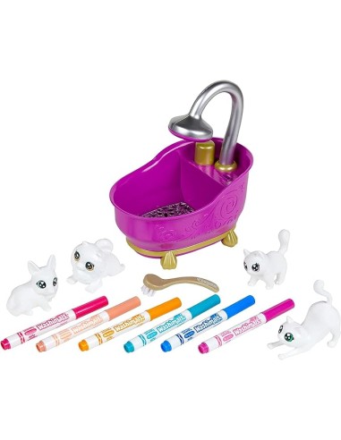 WASHIMALS 4 FIGURES AMB BANYERA I DUTXA. CRAYOLA. 