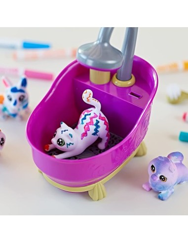 WASHIMALS 4 FIGURES AMB BANYERA I DUTXA. CRAYOLA. 