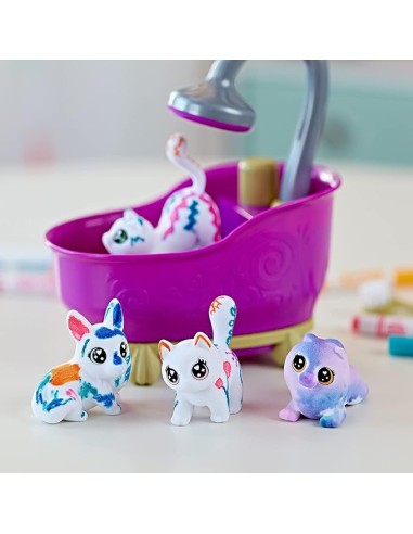 WASHIMALS 4 FIGURES AMB BANYERA I DUTXA. CRAYOLA. 