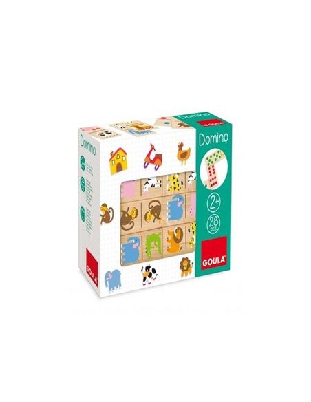 DOMINO DE MADERA ZOO. GOULA/JUMBO.
