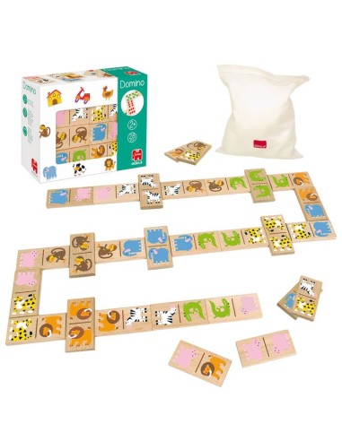DOMINO DE MADERA ZOO. GOULA/JUMBO.