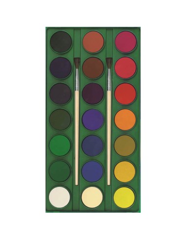 ESTUCHE DE ACUARELAS 21 COLORES. ALPINO