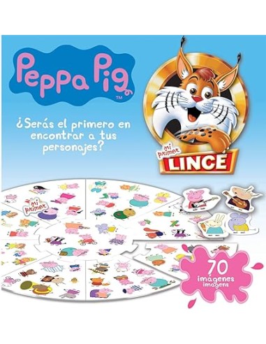 JUEGO DE MESA MI PRIMER LINCE PEPPA PIG. EDUCA.