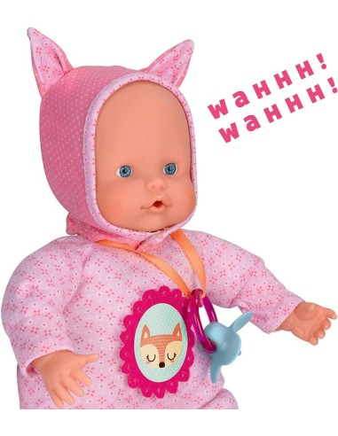 NENUCO 5 FUNCIONES. BLANDITO COLOR ROSA. FAMOSA.