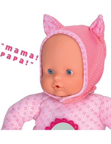 NENUCO 5 FUNCIONES. BLANDITO COLOR ROSA. FAMOSA.