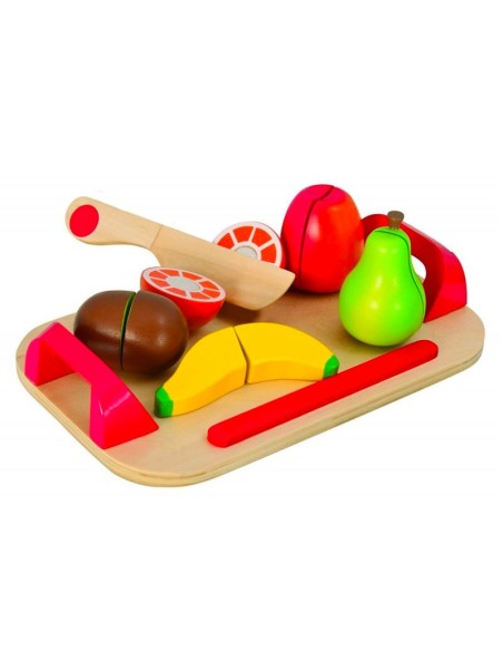 TABLA DE FRUTAS DE MADERA. SIMBA.