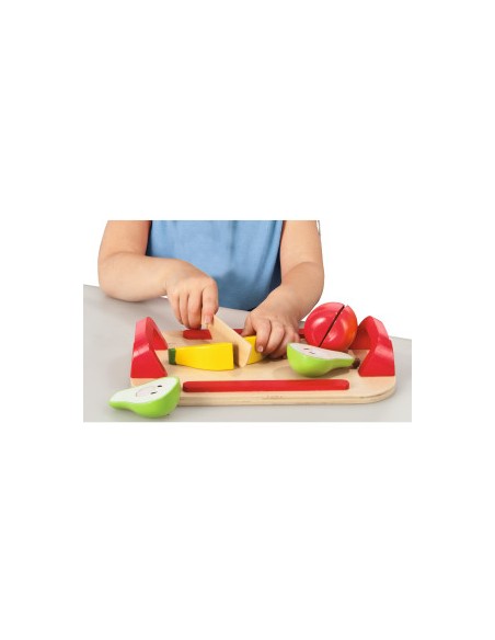 TABLA DE FRUTAS DE MADERA. SIMBA.